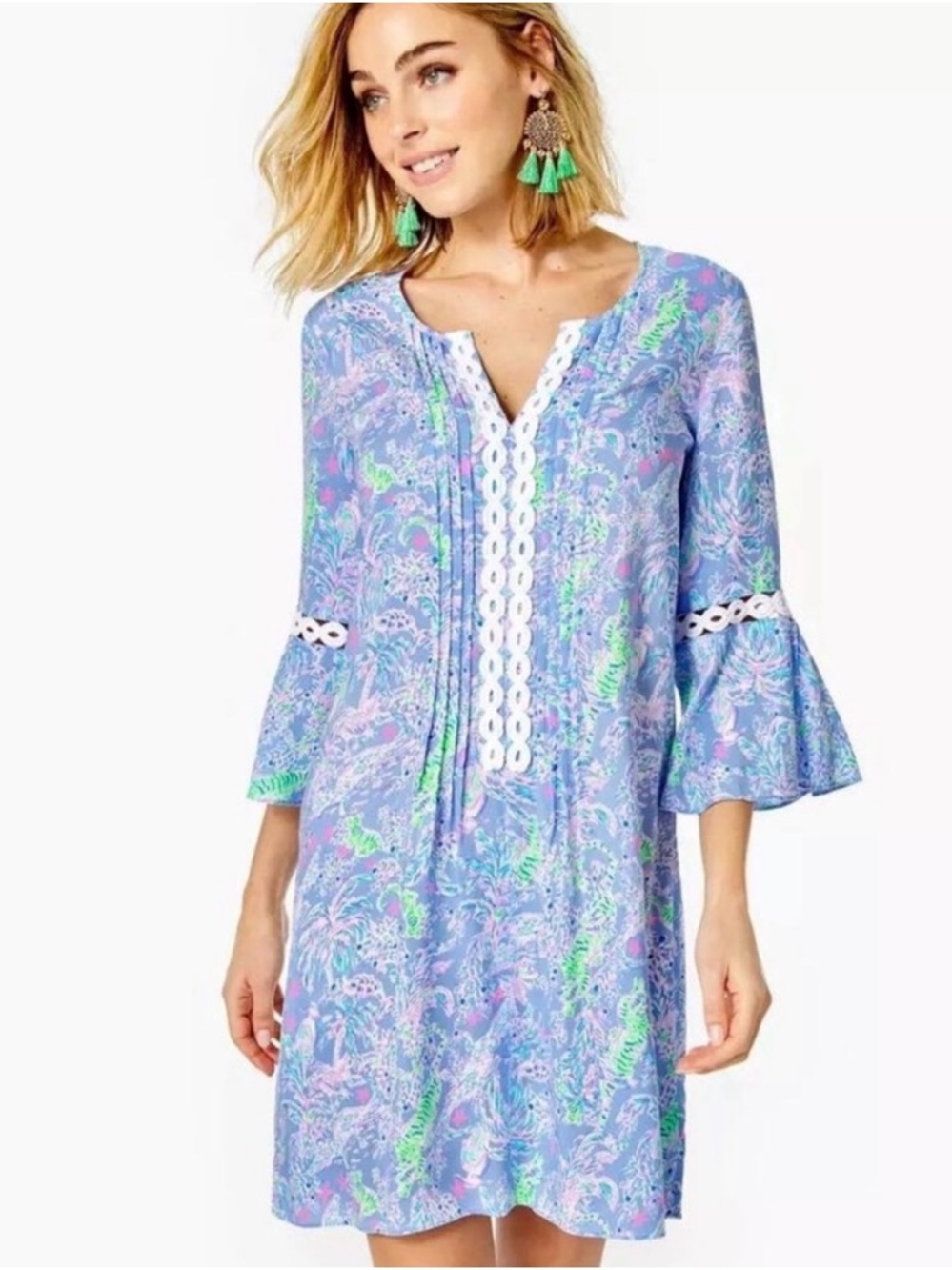💕NWOT Lilly Pulitzer Turtle Grove Floral Tunic Dress
